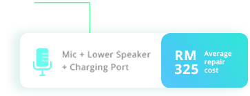 Mic + Lower Speaker + Charging Port